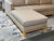 C & L Design Chaise Lounge Sectional For Sale - Image 4 of 12