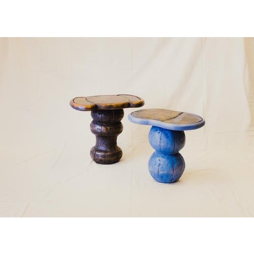 Cell European Cherry Sunset Gold Bedside Table by Marco Calhau For Sale - Image 10 of 12