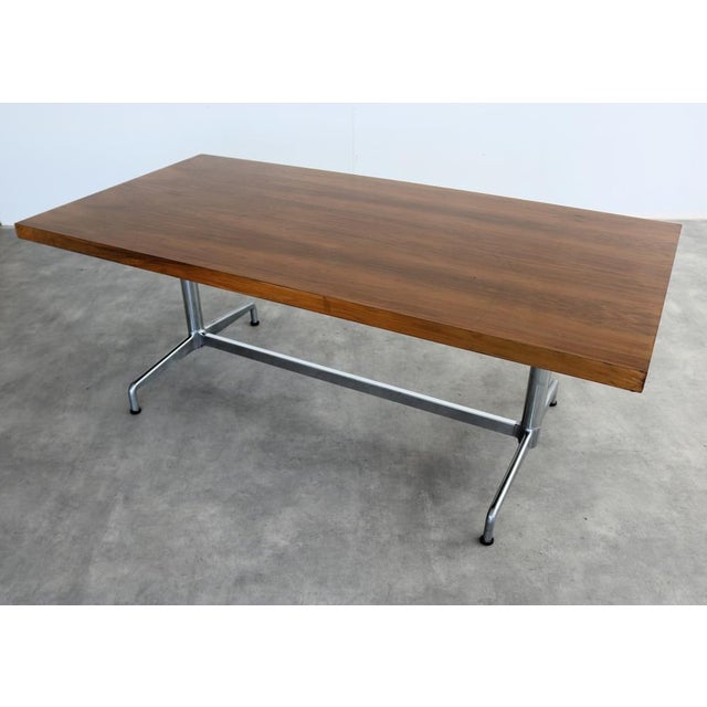 Vintage Industrial Conference Table, 1960s For Sale - Image 4 of 13