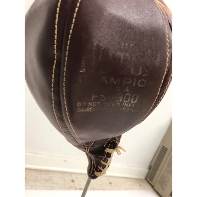 Vintage Boxing Speed Bag With Platform Chairish