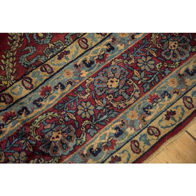 Antique Yezd Carpet - 9'5" x 23'6" For Sale - Image 9 of 14