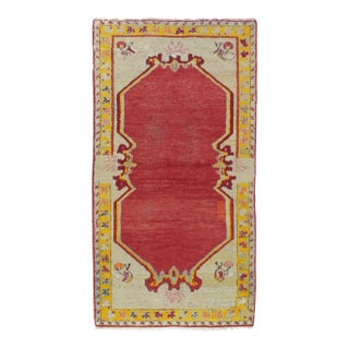 Antique Oushak Rug 2'4'' x 4'6'' For Sale