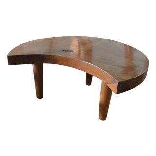 Andrianna Shamaris Mid Century Style Organic Teak Wood Coffee Table For Sale