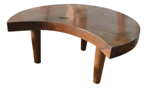 Andrianna Shamaris Mid Century Style Organic Teak Wood Coffee Table