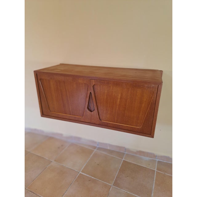 Rival Wall-Mounted Teak Storage Unit, 1960s For Sale - Image 13 of 18