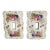 1950’s Arnart Japan Hand Painted Porcelain Light Switch Covers For Sale