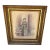 Large 32" Antique Edwardian Gilded Florentine Framed Full-Length Crayon Portrait For Sale