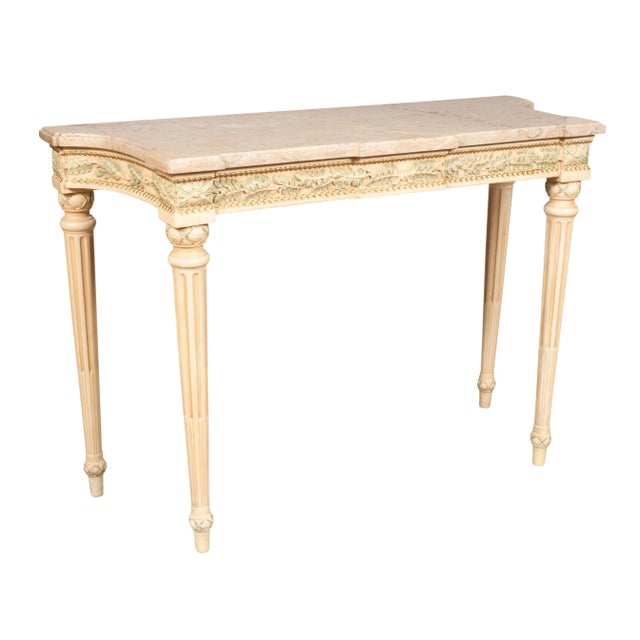 Maison Jansen Painted Console Tables - a Pair For Sale In Boston - Image 6 of 12