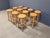 Gold Alpine Style Chalet Stools in Wood, 1970s, Set of 9 For Sale - Image 8 of 14