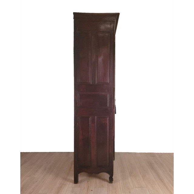 Large Louis XVI Style Walnut Armoire, France Circa 1840 For Sale In San Francisco - Image 6 of 11