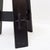 Vintage Black-Stained Wooden Tripod Stool with Tenon Joints For Sale - Image 4 of 13