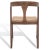 Brown Jamal Woven Dining Chair - Walnut/Natural, Set of 2 For Sale - Image 8 of 11