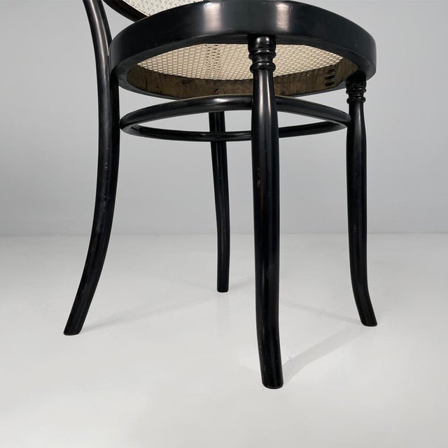 Italian Chairs in Straw and Wood for Sautto and Liberale, 1930s, Set of 6 For Sale - Image 10 of 14