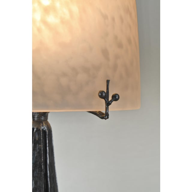French Art Deco Table Lamp by Charles Schneider 1920s France For Sale - Image 6 of 9