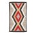Rhythm of the Four Directions: A Mid-20th Century Navajo Chevron Rug, Handmade For Sale