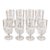 Vintage French Equestrian Horse & Rider Stemmed Glasses, Set of 8 For Sale