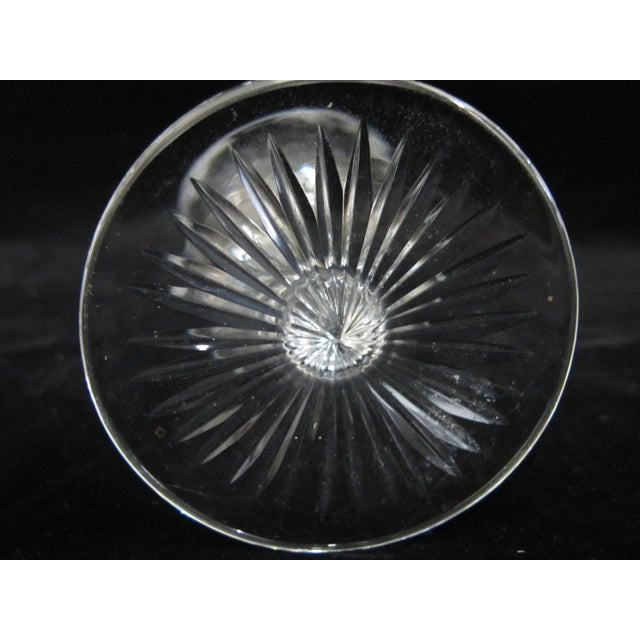 Glass Antique 18th Century Engraved Grape Leave Multi Twist Handle Wine Glass Goblet For Sale - Image 7 of 8