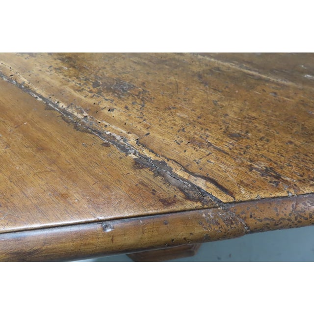 Gorgeous Octagonal Burl Wood Italian Renaissance Revival Side Table With Spoked Base & Single Lockable Drawer For Sale - Image 9 of 11