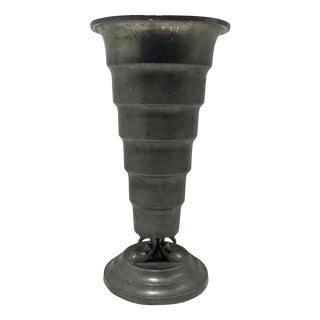 Swedish Pewter Vase from Svenskt Tenn, 1935 For Sale