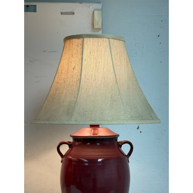 Late 20th Century Rowe Pottery Works Table Lamps - a Pair For Sale - Image 9 of 12