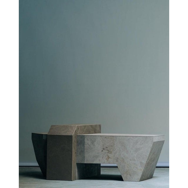 Contemporary Matek Monolith Coffee Table in Recycled Composite by Project Materia For Sale - Image 3 of 9