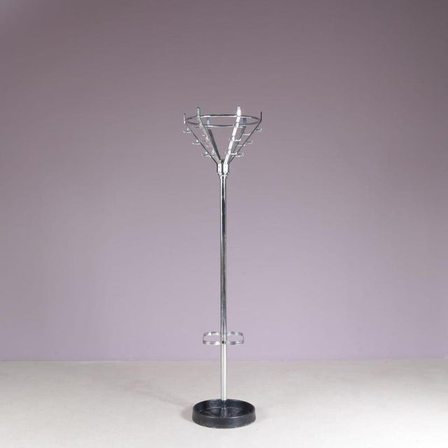 Black Free Standing Coat Rack, Netherlands, 1960s For Sale - Image 8 of 8