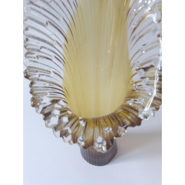 Large Scandinavian Sculptural Art Glass Vase by Tauno Wirkkala for Humppila, 1970s For Sale - Image 12 of 17