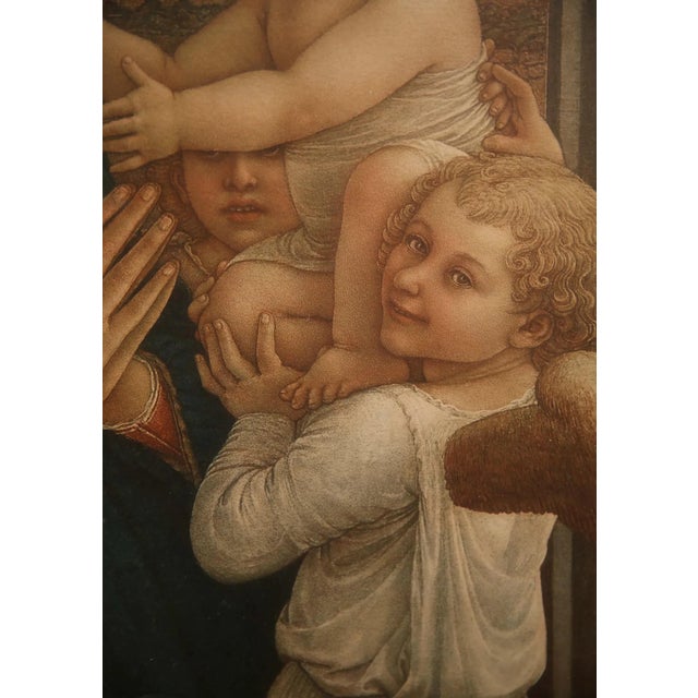 Mid 20th Century Madonna and Child - After Filippo Lippi For Sale In New York - Image 6 of 7