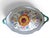 This exceptionally large Italian majolica tureen likely dates from the 1970s and embodies the vibrant ceramic artistry for...