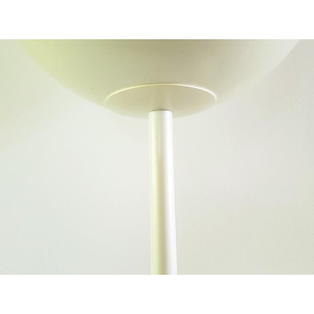 Black Pearl White and Black Metal Luminator Floor Lamp from Stilnovo, 1960s For Sale - Image 8 of 14