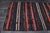 1970s Vintage Handmade Wool Cotton Dark Blue Runner Rug For Sale - Image 9 of 11
