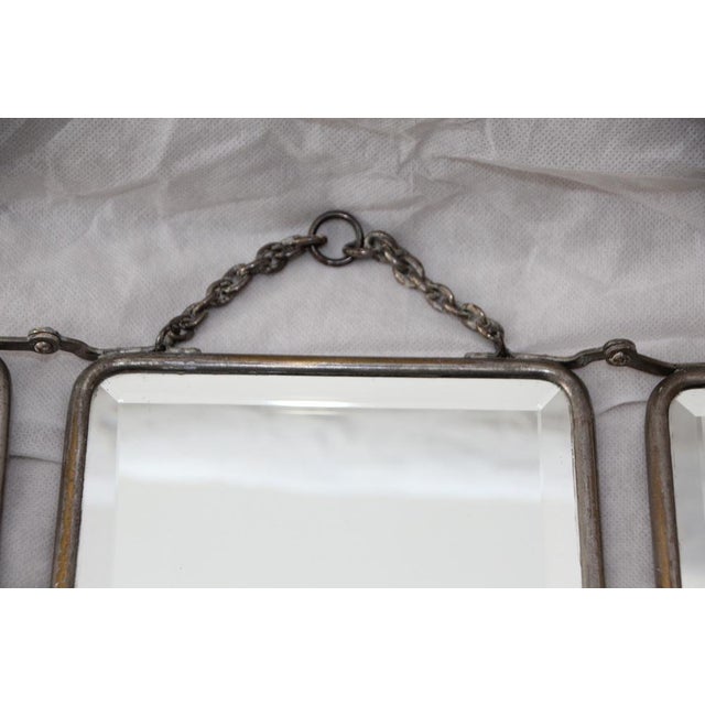 Vintage French Barber Mirror, 1950s For Sale - Image 15 of 16