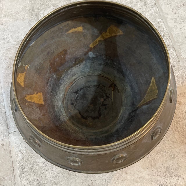 1930s Planter Brass Sign V. Gillar For Sale - Image 4 of 9