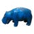 Egyptian Renaisance Style Ceramic Hippopotamus Sculpture Made in Italy For Sale