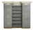 Tara Shaw for Century Furniture Grande Fountainebleau Bibliotheque-Slate For Sale