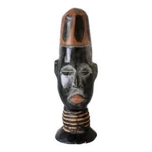 Vintage Hand Carved African Decorative Bust