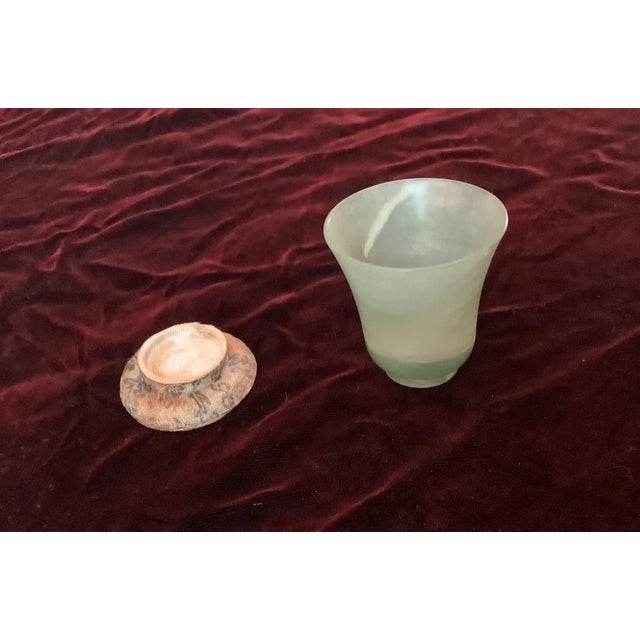1920s 1920s Chinese Jade Cups, Marked - Set of Ten For Sale - Image 5 of 6