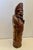 Chinese Hand - Carved Bamboo Buddha Statue notable for its intricate craftsmanship, and rich dark wood - like patina that...