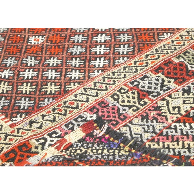 1950s Turkish Kilim For Sale - Image 4 of 6