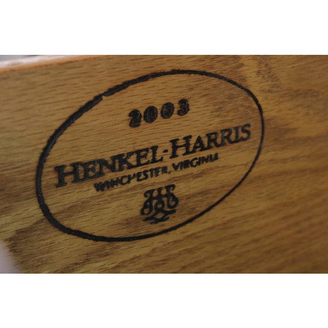 Henkel Harris Model 164 Cherry 9 Drawer Tall Chest on Chest For Sale - Image 14 of 15
