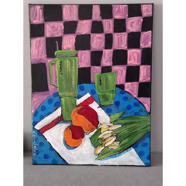Natalia Vypritskaia, the Rhythm of the Morning, 2026, Acrylic on Canvas For Sale - Image 4 of 4