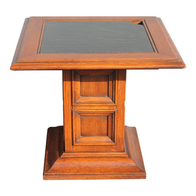 MidCentury Slate Top Accent Table Chairish