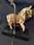 Hollywood Regency Vintage Hand-Painted Wooden Horse Table Lamp For Sale - Image 3 of 5