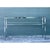 This vintage chrome and glass console table has the clean lines and restrained profile of mid-century modern design. A...