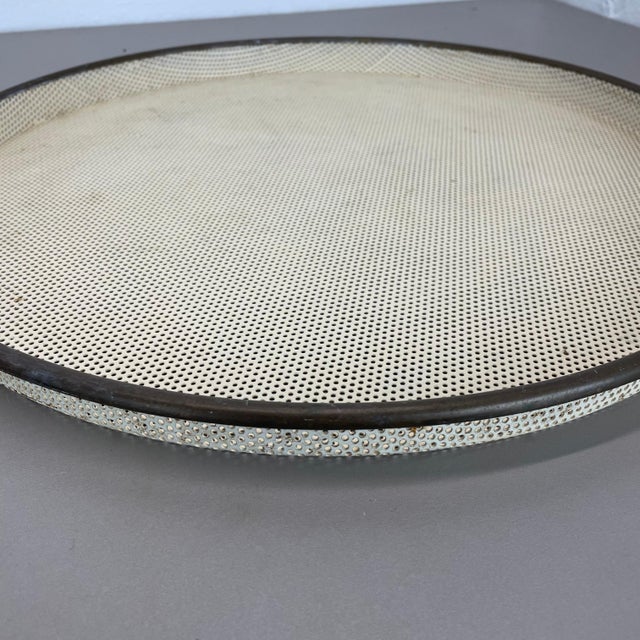 Modern Metal Tray Hole Pattern by Mathieu Matégot, 1950s For Sale - Image 9 of 15