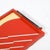 Red Art Deco Eglomise Graphic Geometric Detailed Tray in Vermillion Red & Yellow For Sale - Image 8 of 17