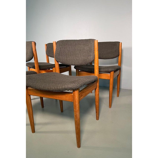 Dining Chairs by Finn Juhl for France & Søn, 1960s, Set of 4 For Sale - Image 11 of 15