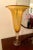 1990s Murano Style Glass Fluted Pedestal Style Dramatic Taper Tulip Vase, Made in Italy For Sale - Image 4 of 9