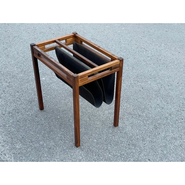 Mid-Century Danish Magazine Rack, 1960s For Sale - Image 4 of 7
