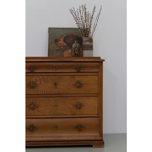 Antique Danish Oak Commode, 1850s For Sale - Image 17 of 18